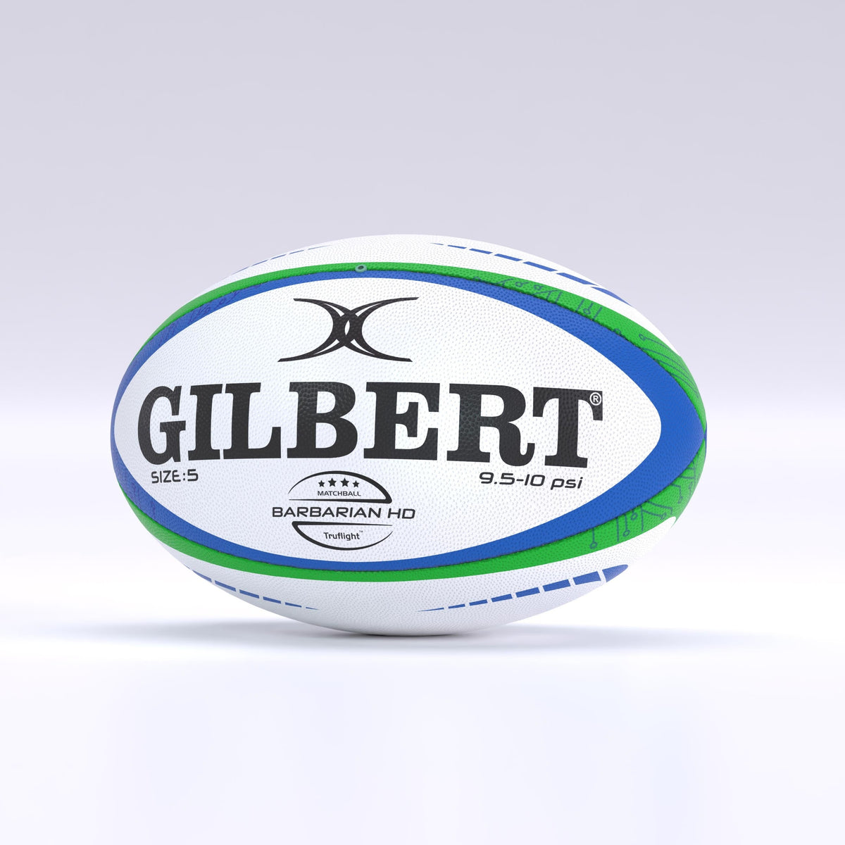 Gilbert Barbarian HD Rugby Ball — product detail view 2